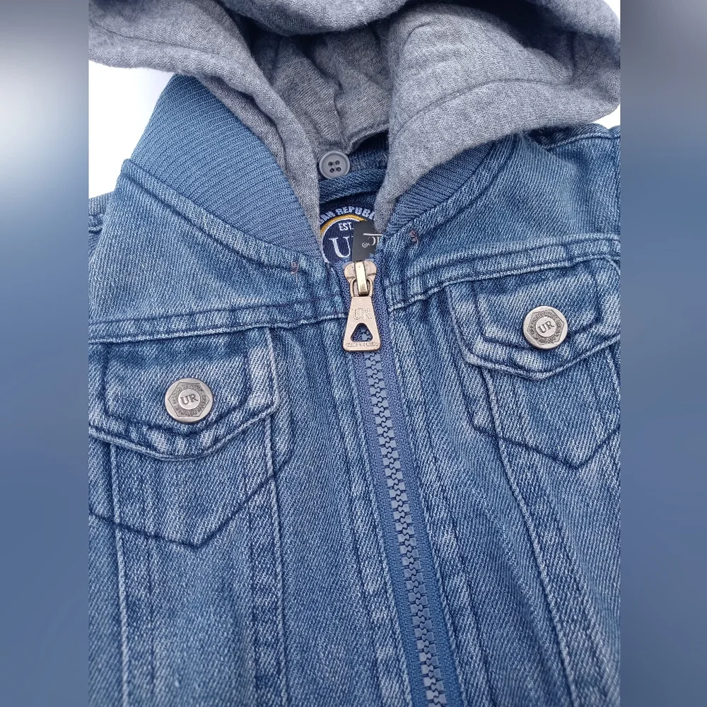 Urban Republic Denim Hoodie‎ Jacket